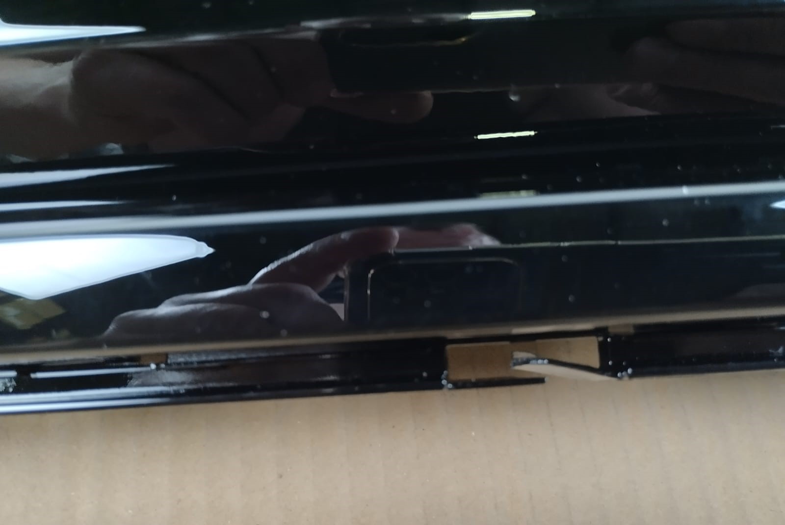 PRZECENIONA Atrapa grill Audi Q7 4M 2015- styl SQ7 Black Quattro